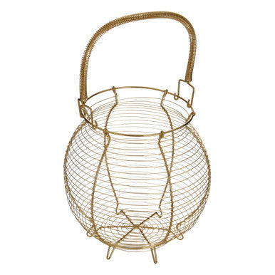 Hygge Gold Finish Egg Basket