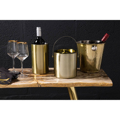 Mixology Champagne Bucket In Brass Finish