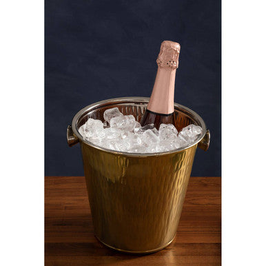 Mixology Champagne Bucket In Brass Finish