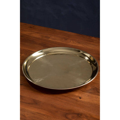 Miressa Large Serving Platein Brass Finish