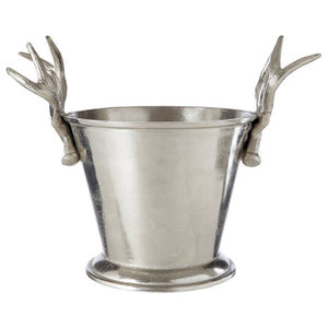 Antler Silver Aluminium Wine Cooler with Antler Handles