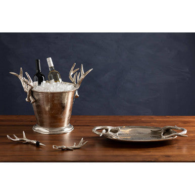 Antler Wine Cooler With Rounded Base