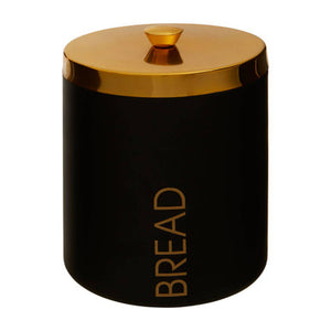 Liberty Black Enamel Finish Bread Bin