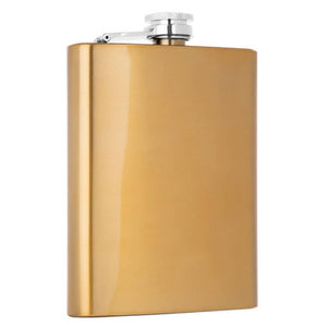 Auden 8Oz Gold Finish Hip Flask