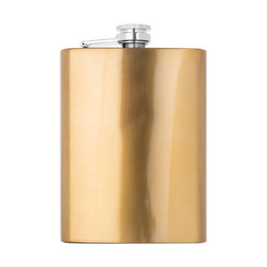 Auden 8Oz Gold Finish Hip Flask