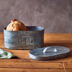 Drummond Galvanised Steel Bread Bin