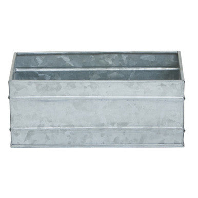 Drummond Rectangular Galvanised Steel Tissue Box