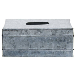 Drummond Rectangular Galvanised Steel Tissue Box