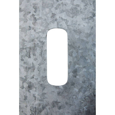 Drummond Rectangular Galvanised Steel Tissue Box