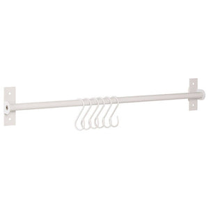 Set Of Ten Sorello Matt White Hooks