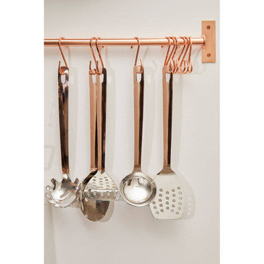 Sorello Set Of 10 Rose Gold Hanging Hooks