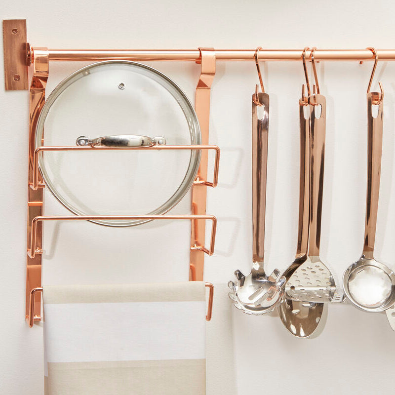 Sorello Set Of 10 Rose Gold Hanging Hooks