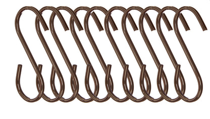 Sorello Set Of 10 Gunmetal Black Hooks