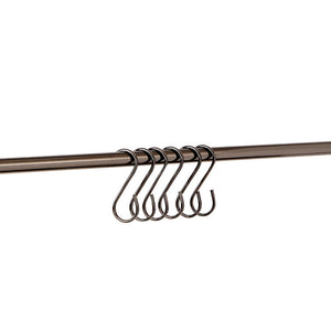 Set of 10 Gunmetal Black Hooks | Sorello