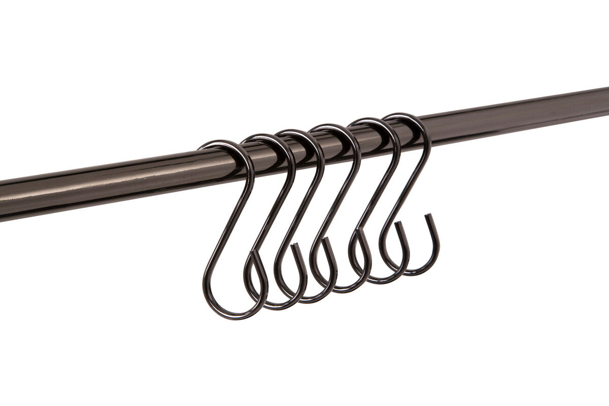 Sorello Set Of 10 Gunmetal Black Hooks