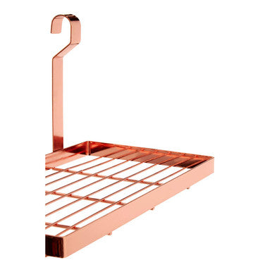 Sorello Rose Gold Single Shelf Storage Rack