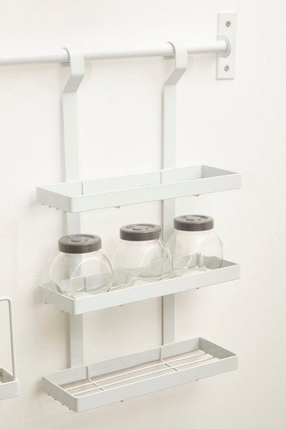 Sorello White Iron Three Level Hanging Rack