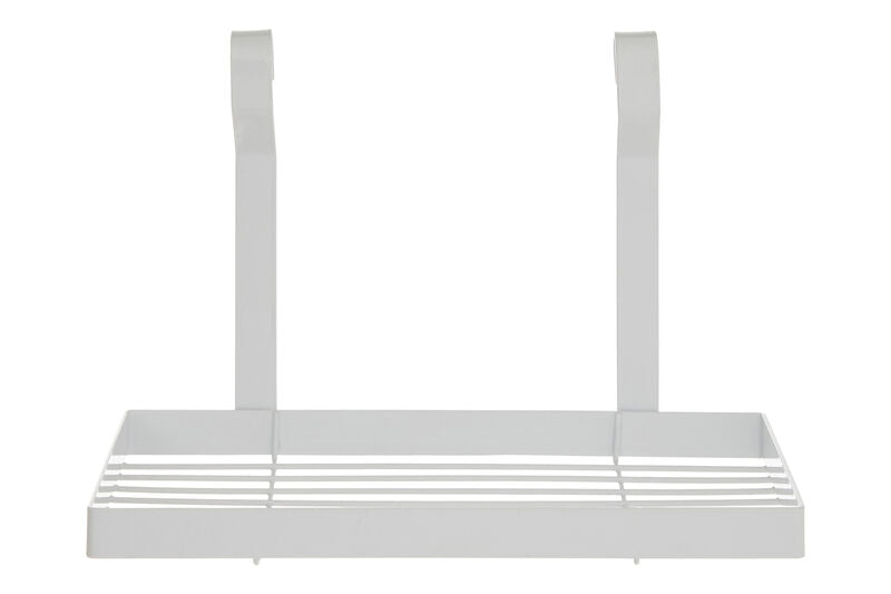 Sorello White Iron Single Shelf Storage Rack