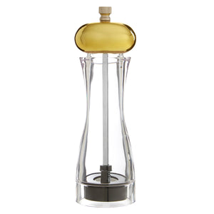 Clear Small Salt or Pepper Mill with Gold Top | CODY