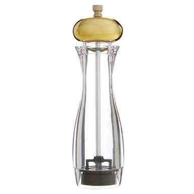 Cody Salt / Pepper Clear and Gold Finish Medium Mill