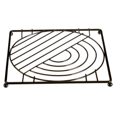 Metal cooling fan grill on a white background