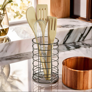 Black Nickel Finish Utensil Holder | Vertex