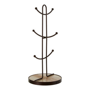 Vertex Bronze Powder Coated 6 Mug Tree