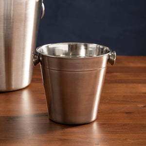 Dakota Stainless Steel Shiny Finish Ice Bucket | Mixology