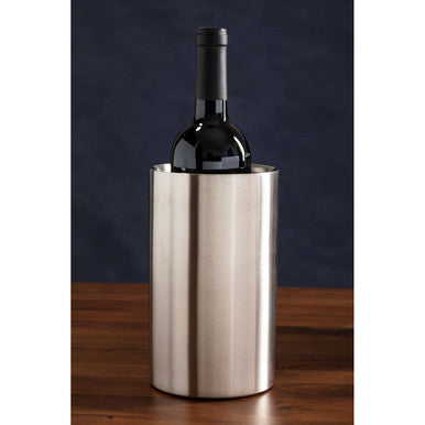 Dakota Stainless Steel Brushed Finish Wine Cooler