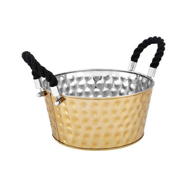 Miressa Large Gold Finish Party Bucket