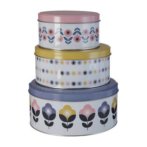 Paice Set Of Three Storage Tins