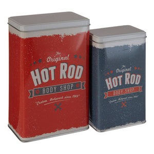 Paice Set Of 2 Hot Rod Storage Canisters