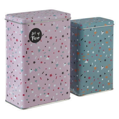 Paice Set Of 2 Stellar Storage Canisters