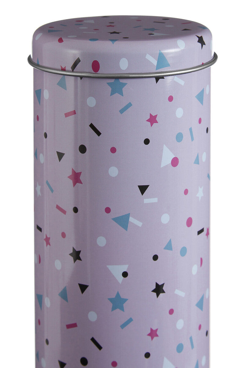 Paice Round Pink Design Storage Canister