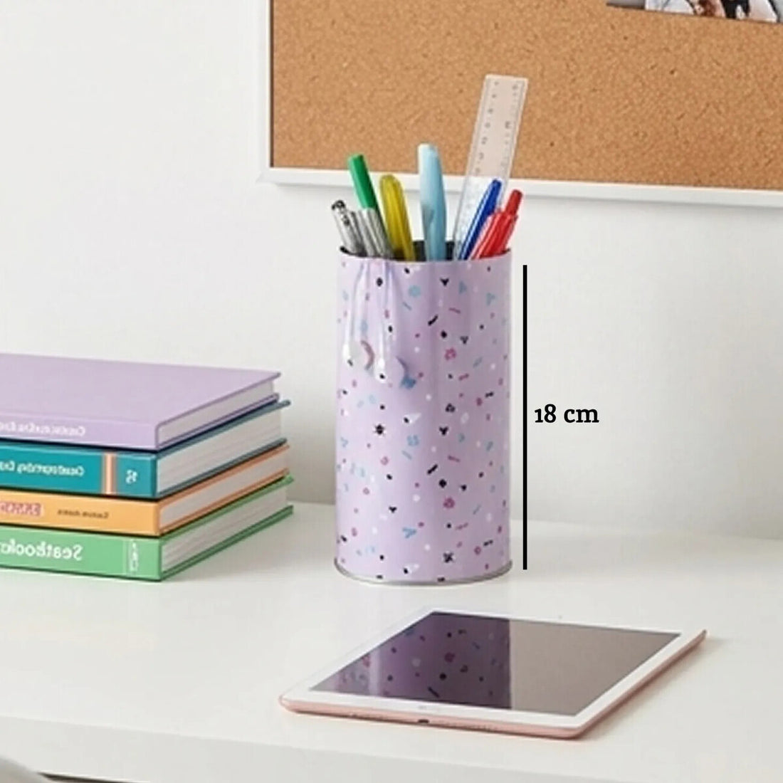 Paice Round Pink Design Storage Canister