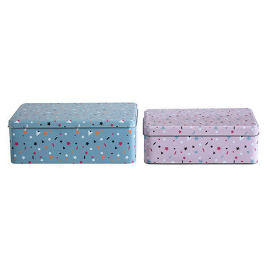 Paice Set Of 2 Stellar Storage Tins