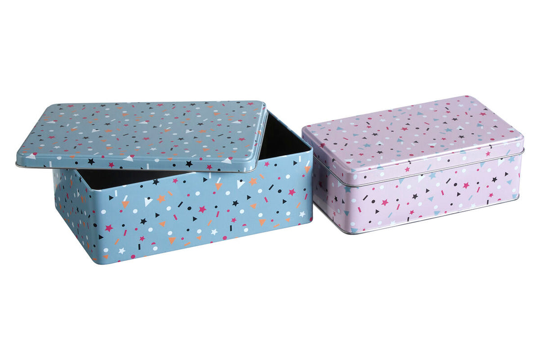 Paice Set Of 2 Stellar Storage Tins