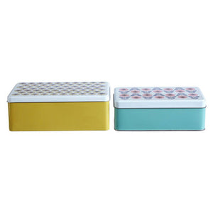 Set of Two Rectangular Storage Tins | Paice