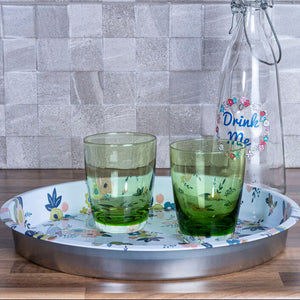 Paice Round Metal Serving Tray