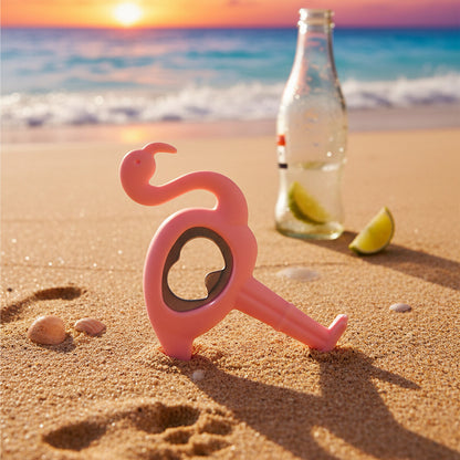 Mimo Pink Flamingo Bottle Opener