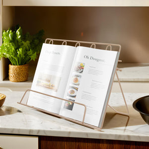 Pink Finish Cookbook Stand | Vertex
