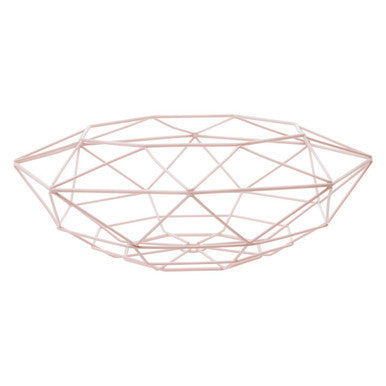 Vertex Pink Finish Fruit Basket