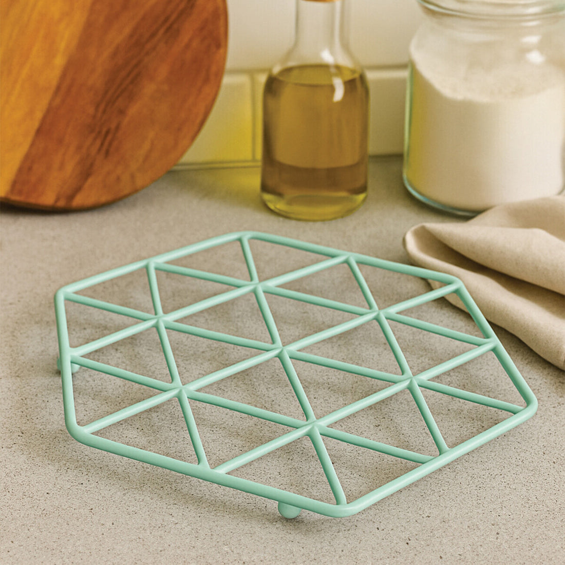 Vertex Green Finish Trivet