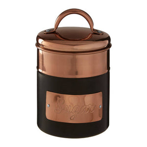 Prescott Charcoal And Copper Sugar Canister