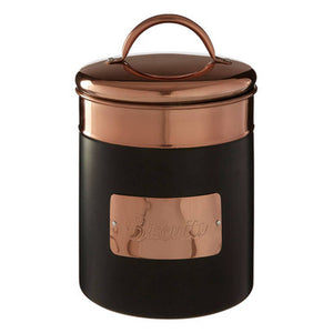 Prescott Charcoal And Copper Biscuit Canister