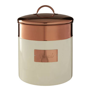 Prescott Cream And Copper Bread Bin