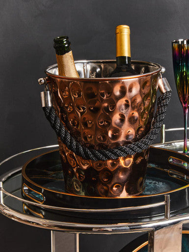 Miressa Medium Copper Finish Party Bucket