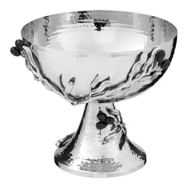 Miressa Grapes Fruit Bowl With Pedestal Base
