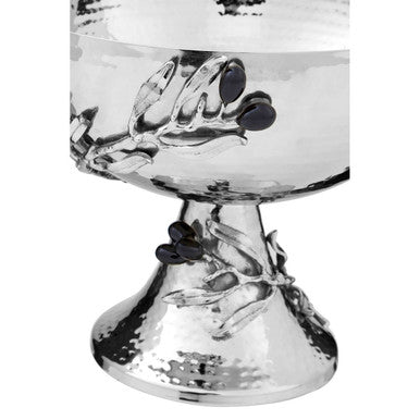 Miressa Grapes Fruit Bowl With Pedestal Base