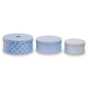 Set Of Three Kensington Storage Tins